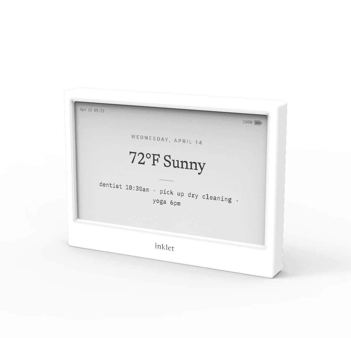 inklet D1 in matte white